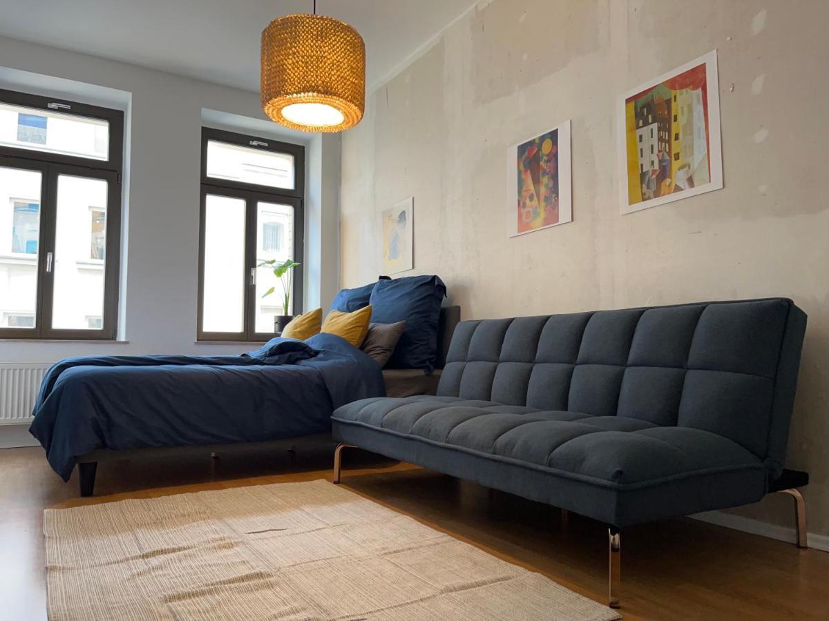 Stilvoller Altbau Mit Balkon - 10 Min To Center Leilighet Leipzig Eksteriør bilde